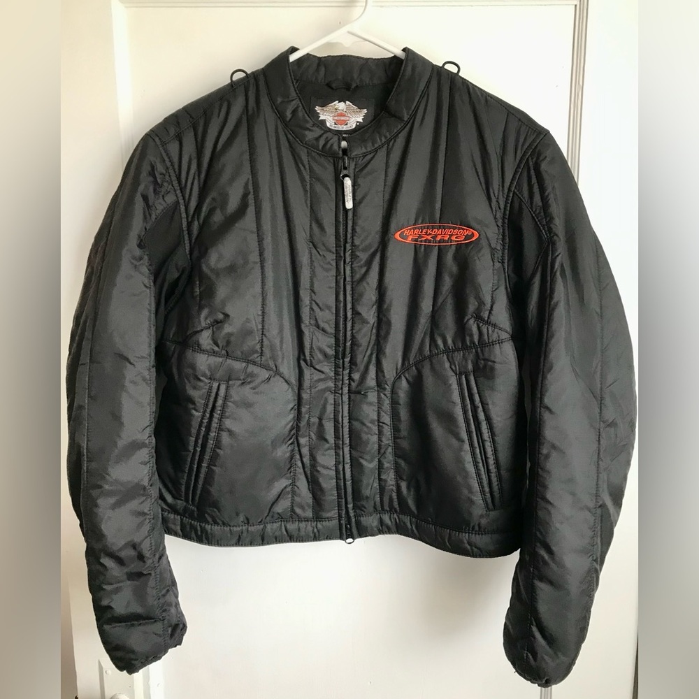 LADIES HARLEY DAVIDSON FXRG FULL ZIP QUILTED RIDER JACKET Size Large